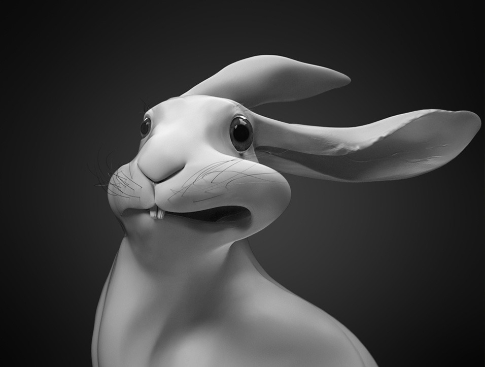 rabbit 3d withouttexture